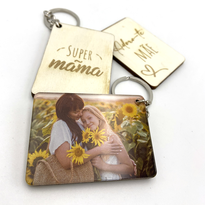 Porta-chave em Madeira 