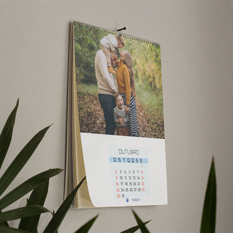 Calendário Parede A3 12 Páginas