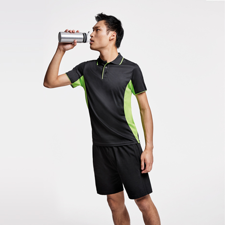 Polo 100% Poliéster Bicolor