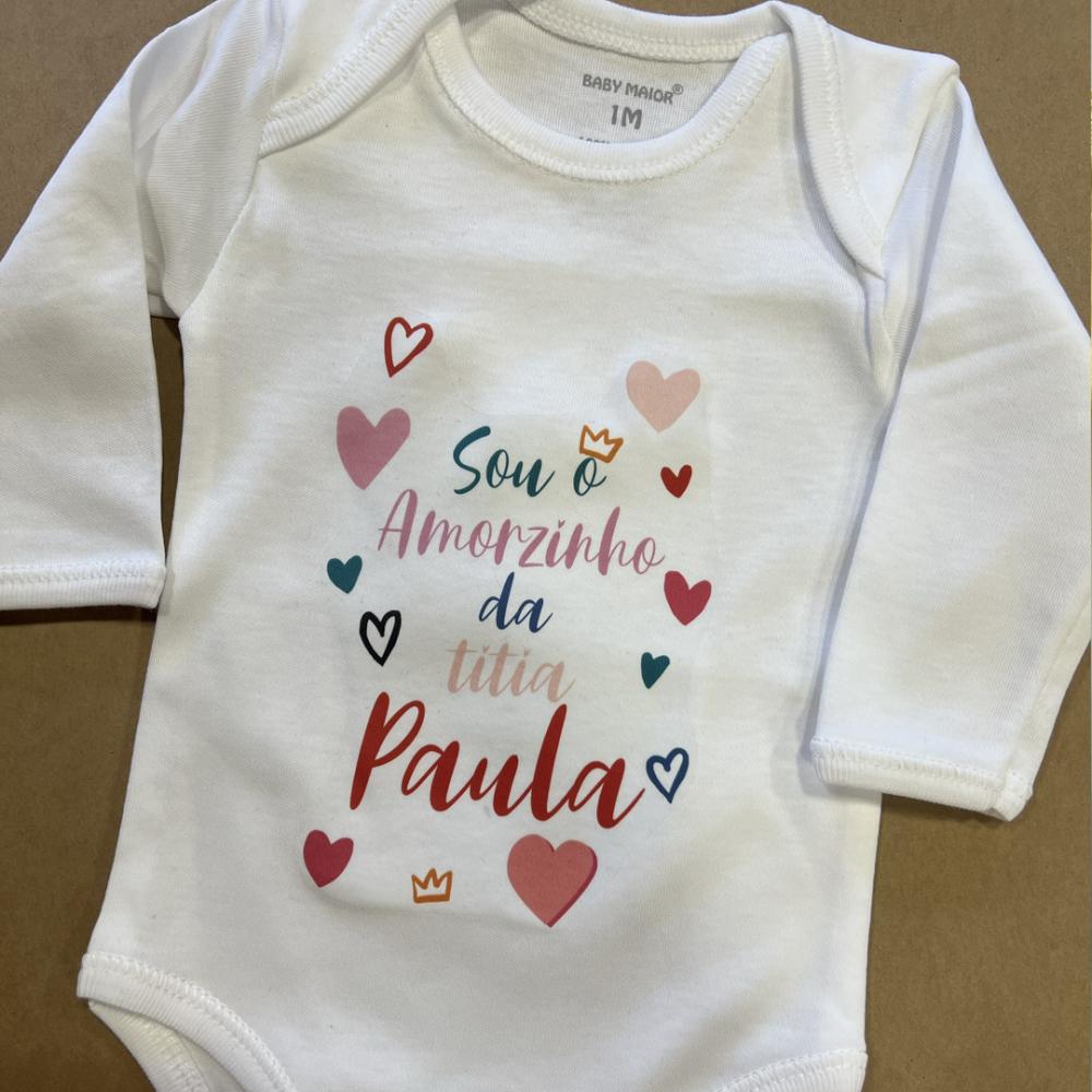 Body Personalizado Manga comprida